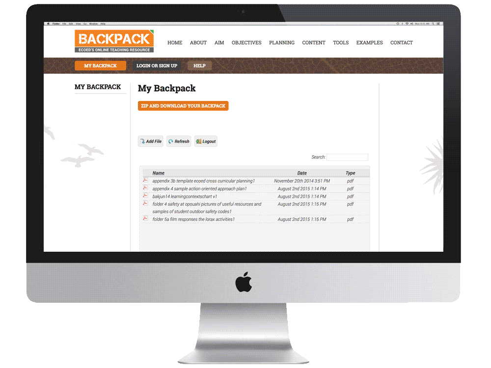 BackPack-iMac